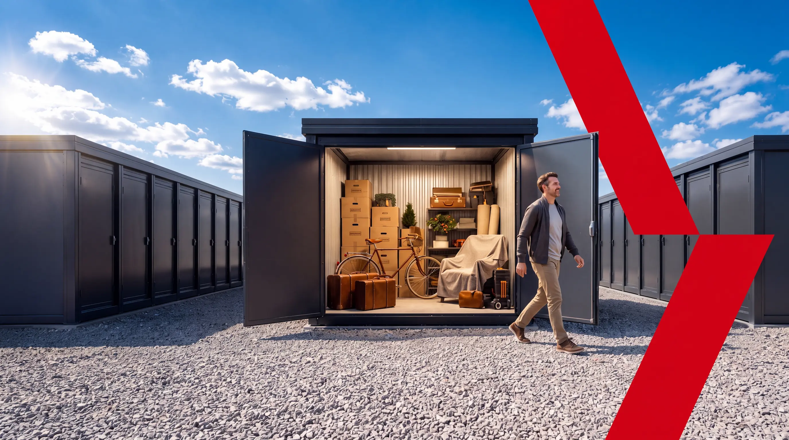 Self-service storage units in Prague